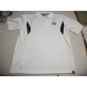 NFL Team Apperal Pittsburgh Steelers Polo Size Large